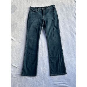 Wrangler Q-Baby Western Riding Jeans Size 11/12 X 34 Tall, NWT Dark Wash Stretch